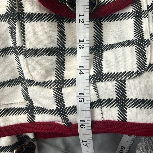 VTG Morgan de Toi,Cotton Blend Cream/Wine Double-Row Buttons,Pockets,EUC, Size M - Picture 12 of 12